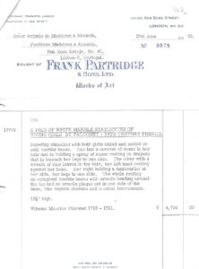 Certificado Frank Partridge