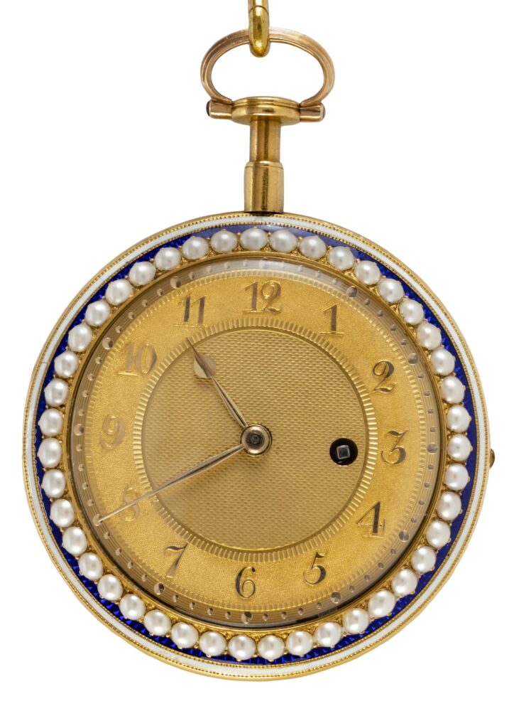 Frente e verso de relógio. Barwise, c.1835-45. Museu Medeiros e Almeida, FMA 7811